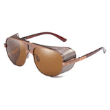 Men's 'D-Wade' Large Alloy Side Shield Sunglasses Astroshadez-JQZSAG came on Store-Coffee Tea-ASTROSHADEZ.COM