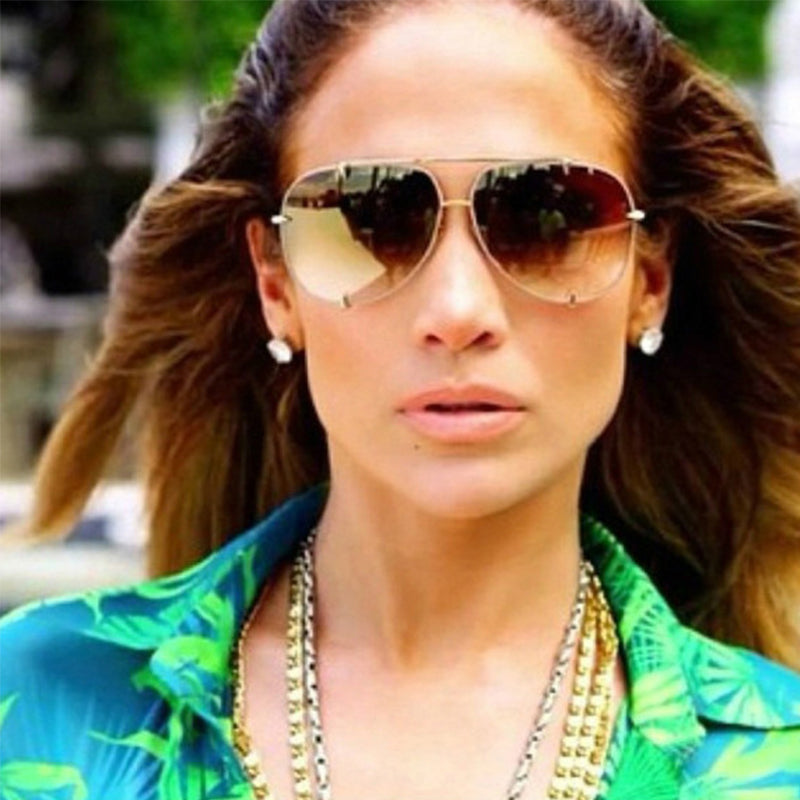 Womens 'Jennifer Lopez' Aviator Sunglasses Astroshadez