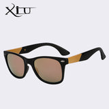 Unisex Bamboo Carbon Fiber Wayfare Style Sunglasses Astroshadez-ASTROSHADEZ.COM-Black w pink mirror-ASTROSHADEZ.COM