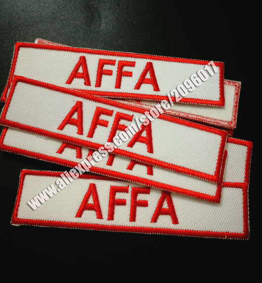 AFFA Embroidered Iron On Biker Patch Motorcycle Red White 10 Pack-ASTROSHADEZ.COM-ASTROSHADEZ.COM