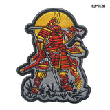 Embroidery Patch Japan Samurai Vikings Warrior Armour Army Tactical Military Morale Patches-ASTROSHADEZ.COM-ASTROSHADEZ.COM