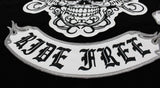 LIVE FREE RIDE MC Biker Patch Set Iron On Vest Jacket Rocker Hells LARGE-ASTROSHADEZ.COM-ASTROSHADEZ.COM
