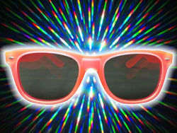 Pink Glow-in-the-Dark w/ Tinted Diffraction Glasses Astroshadez-Other Unisex Clothing & Accs-Astroshadez-Pink-ASTROSHADEZ.COM