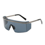Mens 'Tyga' Large Shielded Futuristic Sunglasses Astroshadez