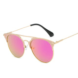 Womens 'Kang' Round Reflective 2020 Sunglasses Astroshadez-Women's Sunglasses-ASTROSHADEZ-Purple-ASTROSHADEZ.COM