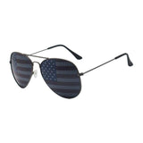 Women 'USA Flag' Sunglasses Astroshadez-Women's Sunglasses-Astroshadez-Gun Frame-ASTROSHADEZ.COM