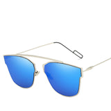 Womens 'Ballard' Reflective Cat Eye Sunglasses 2020 Astroshadez-Women's Sunglasses-Astroshadez-Blue-ASTROSHADEZ.COM