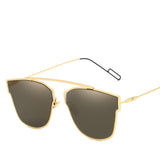 Womens 'Ballard' Reflective Cat Eye Sunglasses 2020 Astroshadez-Women's Sunglasses-Astroshadez-Gold-ASTROSHADEZ.COM