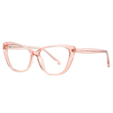 Womens 'Paulina' Clear Lens Cat Eye Sunglasses-Home-Astroshadez-Pink-ASTROSHADEZ.COM