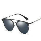 Womens 'Kang' Round Reflective 2020 Sunglasses Astroshadez-Women's Sunglasses-ASTROSHADEZ-Black-ASTROSHADEZ.COM