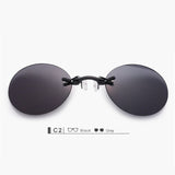 Unisex 'Matrix Morpheus' Frameless Rimless Movie Sunglasses-Sunglasses-Astroshadez-Black-ASTROSHADEZ.COM