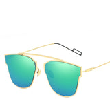 Womens 'Ballard' Reflective Cat Eye Sunglasses 2020 Astroshadez-Women's Sunglasses-Astroshadez-Green-ASTROSHADEZ.COM