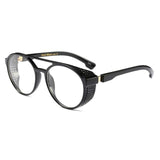 Mens 'Curbed' Steampunk Shielded Sunglasses Astroshadez-ASTROSHADEZ.COM-Clear-ASTROSHADEZ.COM
