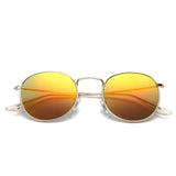 Unisex 'Mona Lisa' Round Sunglasses Astroshadez-ASTROSHADEZ.COM-Gold MirrorRed-ASTROSHADEZ.COM