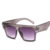 Unisex 'Give Me' Large Flat Top Square Sunglasses Astroshadez-ASTROSHADEZ.COM-Gray-ASTROSHADEZ.COM