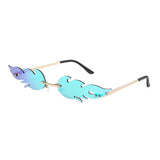 Unisex 'Lord' Flower Feather Flame Shape Sunglasses Astroshadez-Liucong Store-Green-ASTROSHADEZ.COM