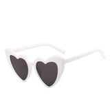 Unisex 'In Love' Heart Frame Shaped Sunglasses Astroshadez-ASTROSHADEZ.COM-Wgray-ASTROSHADEZ.COM