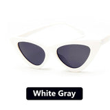 Womens 'Clara' Triangle Shaped Sunglasses-ASTROSHADEZ.COM-White-ASTROSHADEZ.COM