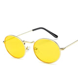 Unisex 'Misfit' Oval Round Sunglasses Astroshadez-ASTROSHADEZ.COM-Yellow-ASTROSHADEZ.COM